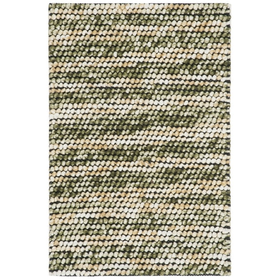 SAFAVIEH Natura Shelby Abstract Area Rug, Yellow/Green, 3' x 5'