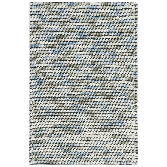 SAFAVIEH Natura Shelby Abstract Area Rug, Blue/Ivory, 2' x 3'