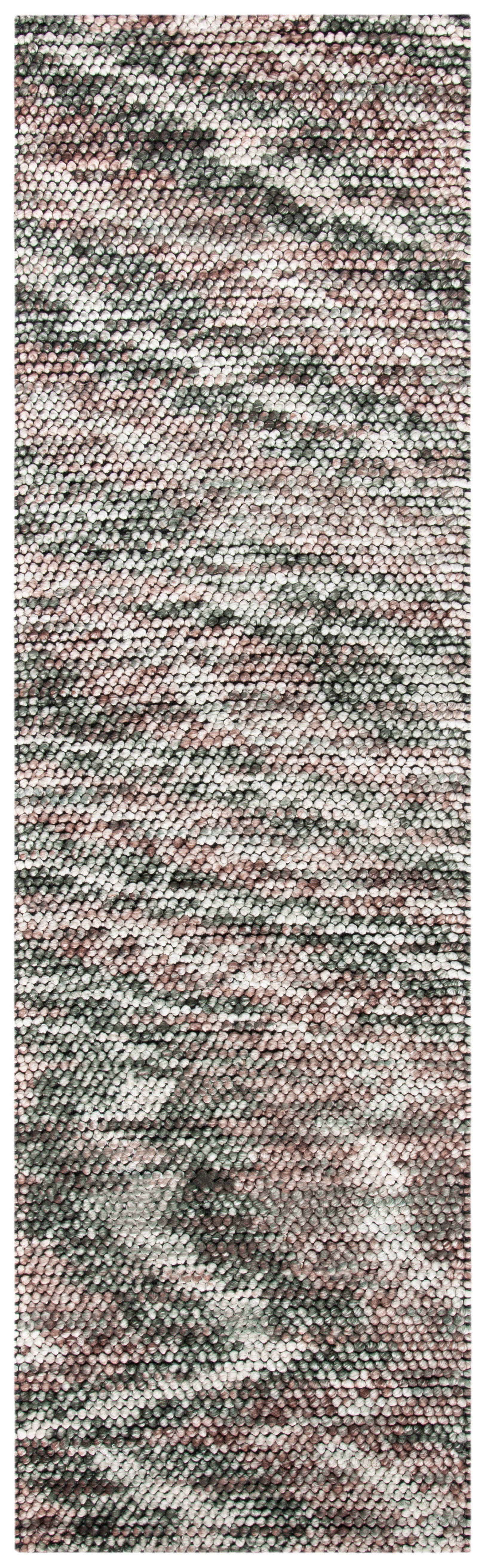 SAFAVIEH Natura Shelby Abstract Runner Rug, Brown/Ivory, 2'3" x 8'
