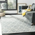 thumbnail image 1 of SAFAVIEH Natura Taegan Geometric Diamonds Area Rug, Ivory/Blue, 8' x 10', 1 of 6