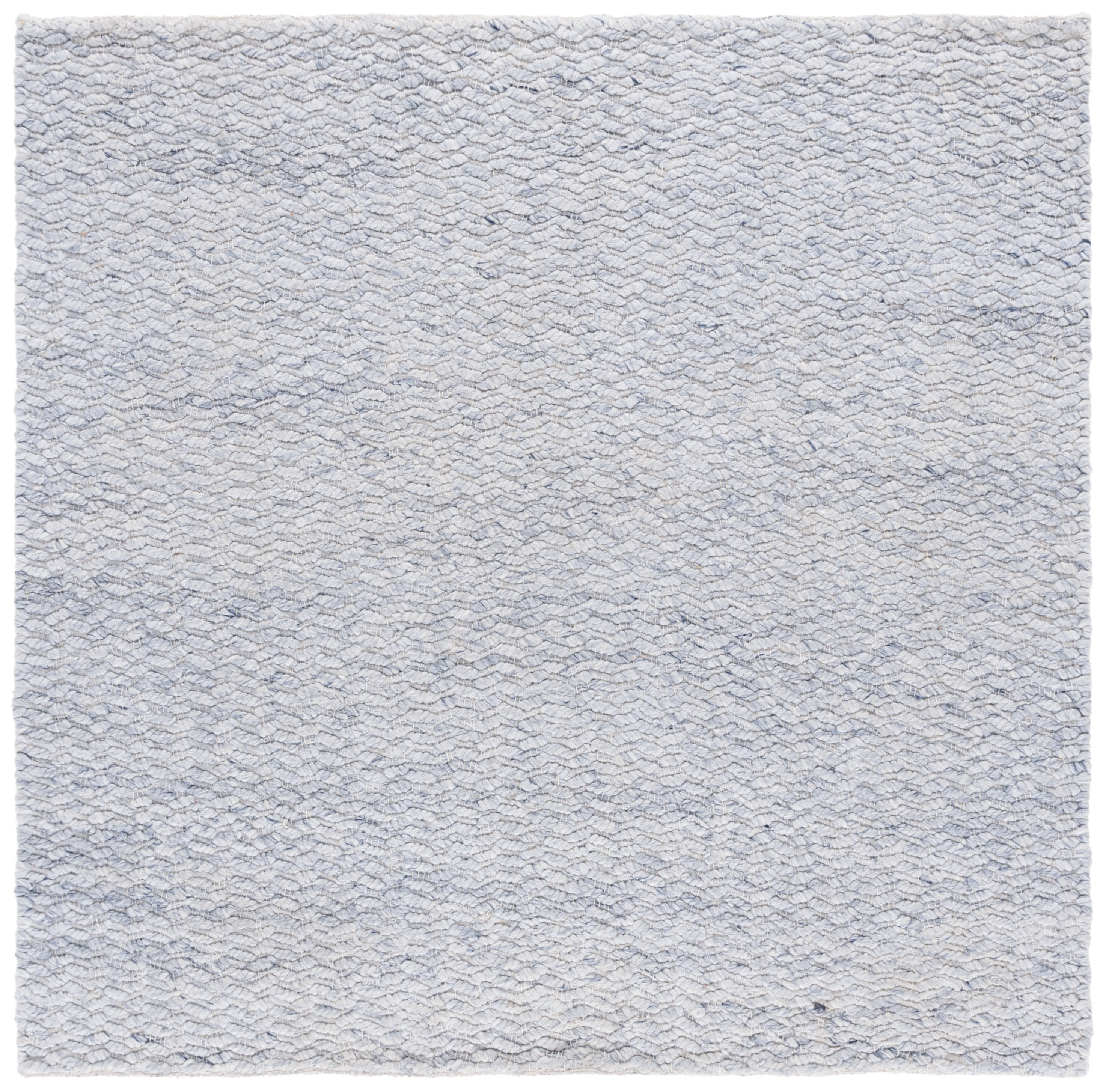 SAFAVIEH Natura Thaddeus Solid Area Rug, Grey/Black, 6' x 6' Square