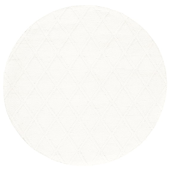 SAFAVIEH Natura Tracery Geometric Area Rug, Ivory, 4' x 4' Round