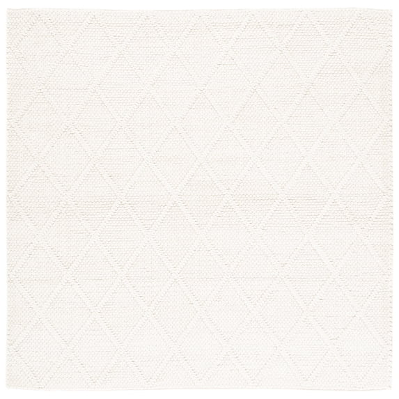 SAFAVIEH Natura Tracery Geometric Area Rug, Ivory, 8' x 8' Square