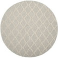 thumbnail image 1 of SAFAVIEH Natura Tracery Geometric Area Rug, Silver/Ivory, 4' x 4' Round, 1 of 8