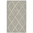 thumbnail image 1 of SAFAVIEH Natura Tracery Geometric Diamonds Wool Area Rug, Grey, 2' x 3', 1 of 5