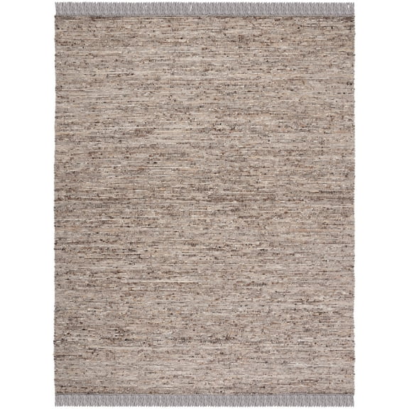 SAFAVIEH Natura Trent Distressed Area Rug, Brown/Ivory, 8' x 10'