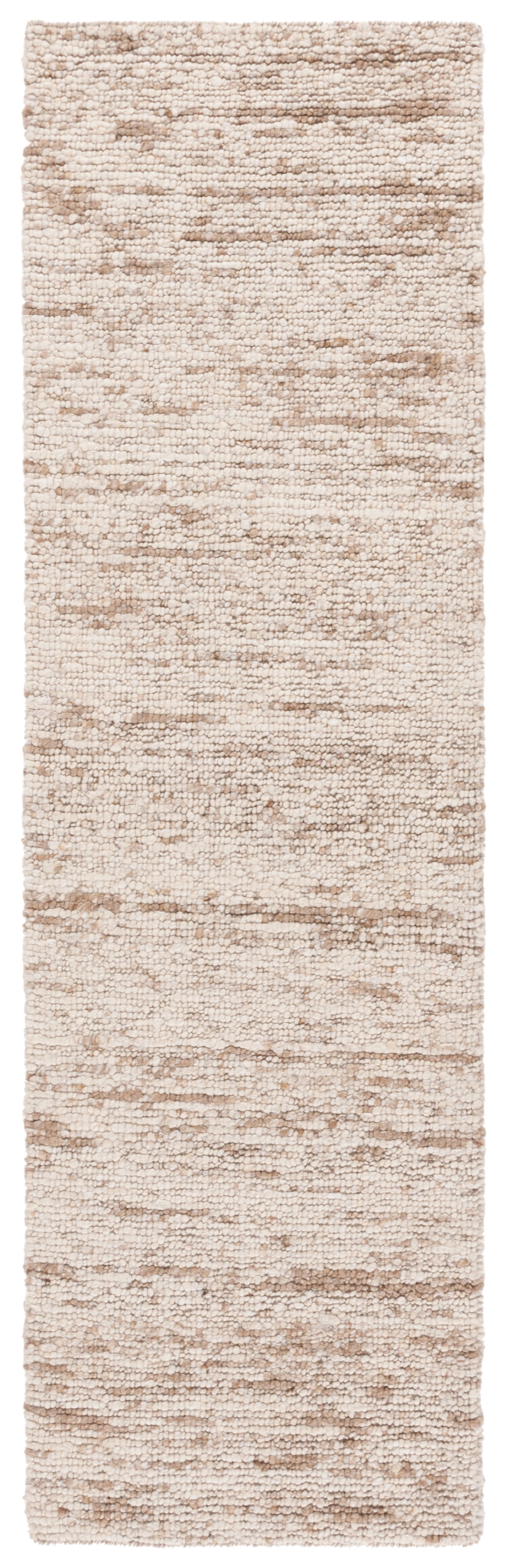 SAFAVIEH Natura Tryik Solid Runner Rug, Ivory/Beige, 2'3" x 8'