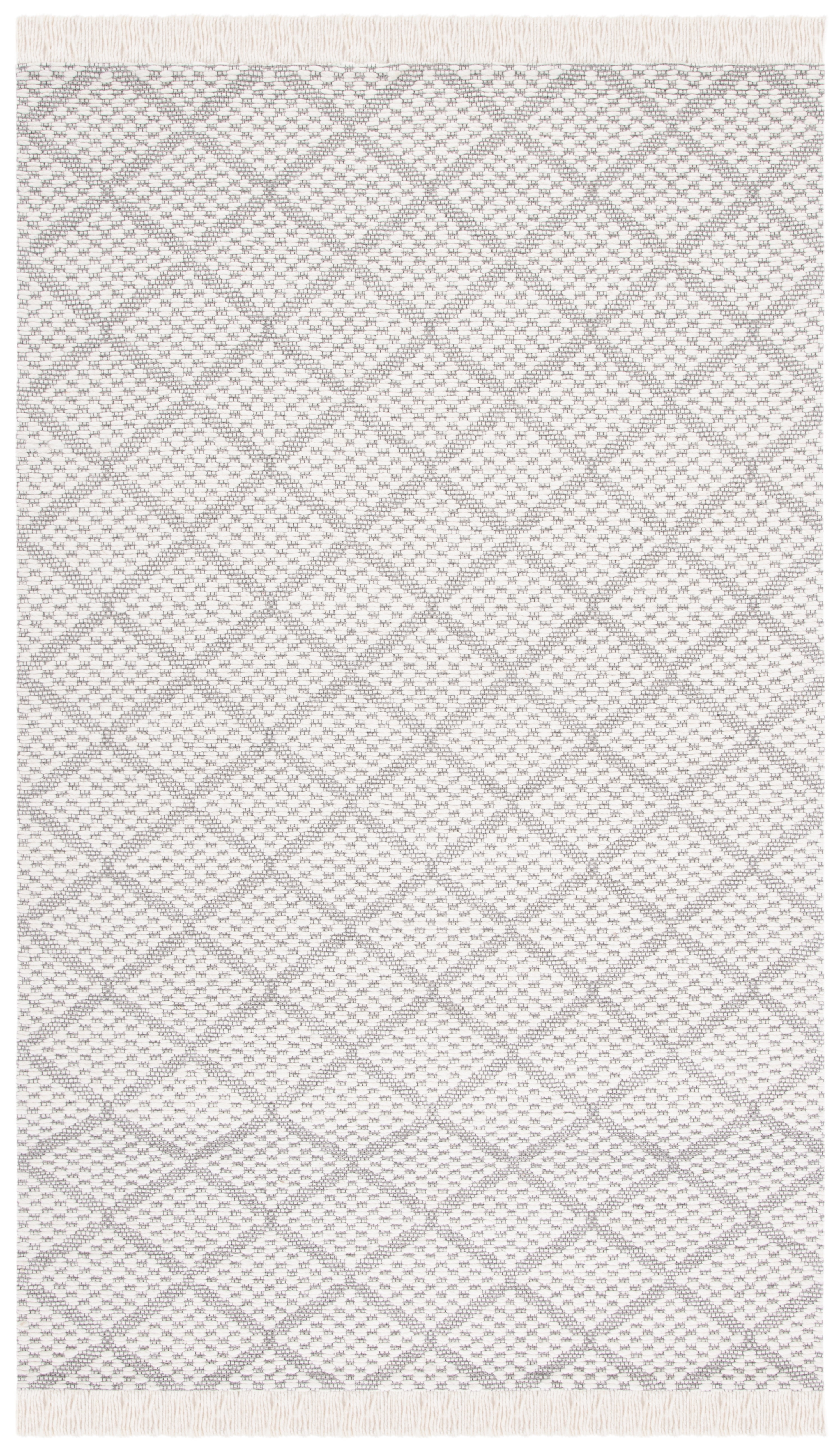Ivory Coastline Bliss Hand-Tufted Wool Rectangular Rug