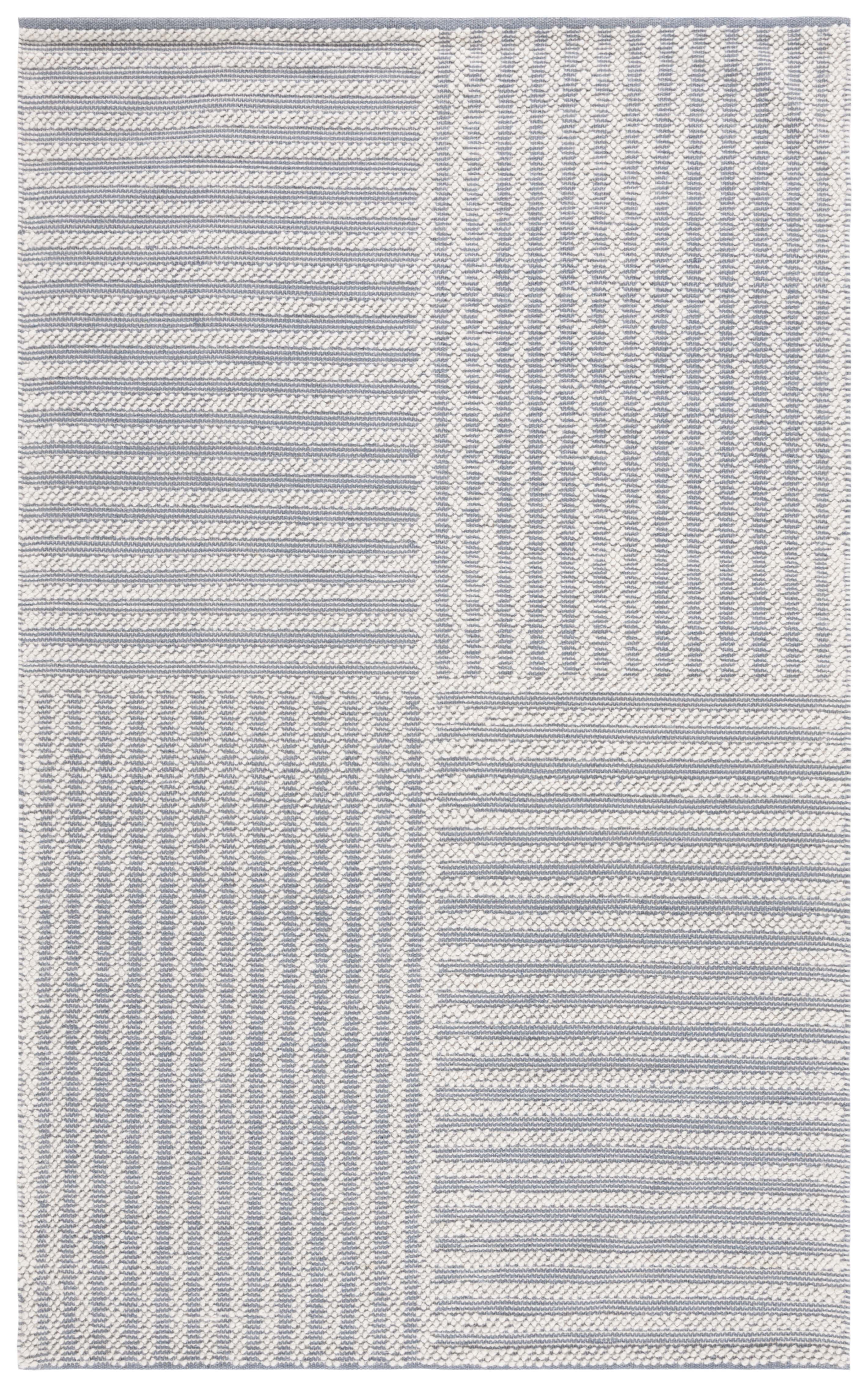 SAFAVIEH Natura Wayra Striped Area Rug, Ivory/Grey, 3' x 5'