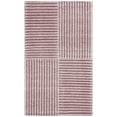 thumbnail image 1 of SAFAVIEH Natura Wayra Striped Area Rug, Ivory/Red, 3' x 5', 1 of 8