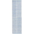 thumbnail image 1 of SAFAVIEH Natura Wayra Striped Runner Rug, Ivory/Blue, 2'3" x 8', 1 of 8