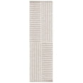 thumbnail image 1 of SAFAVIEH Natura Wayra Striped Runner Rug, Ivory/Taupe, 2'3" x 8', 1 of 8