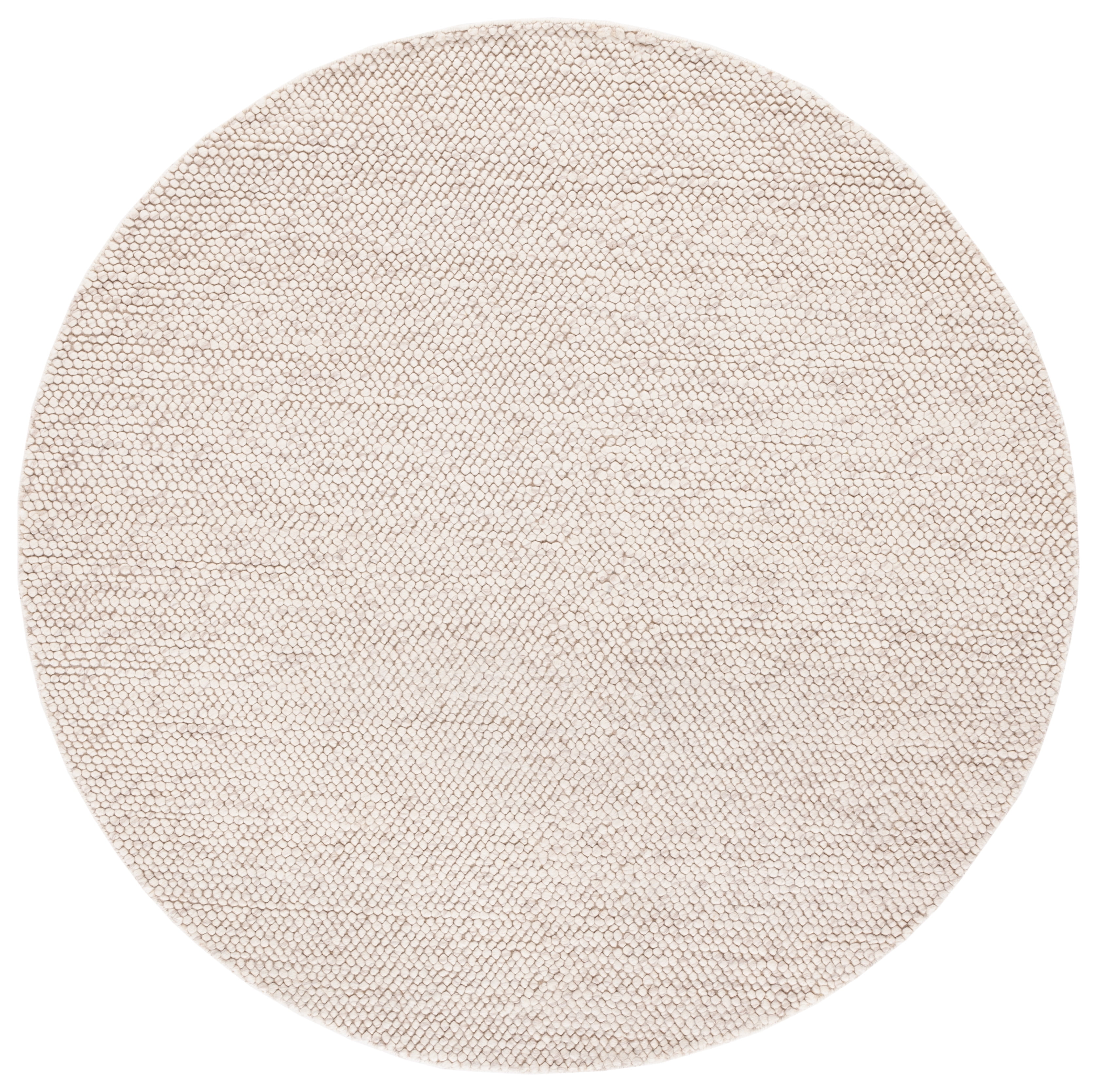SAFAVIEH Natura Willoughby Distressed Area Rug, Beige/Ivory, 10' x 10' Round