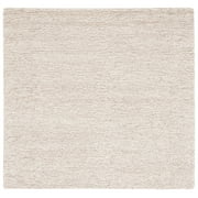 SAFAVIEH Natura Willoughby Distressed Area Rug, Beige/Ivory, 10' x 10' Square