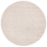 SAFAVIEH Natura Willoughby Distressed Area Rug, Beige/Ivory, 11' x 11' Round