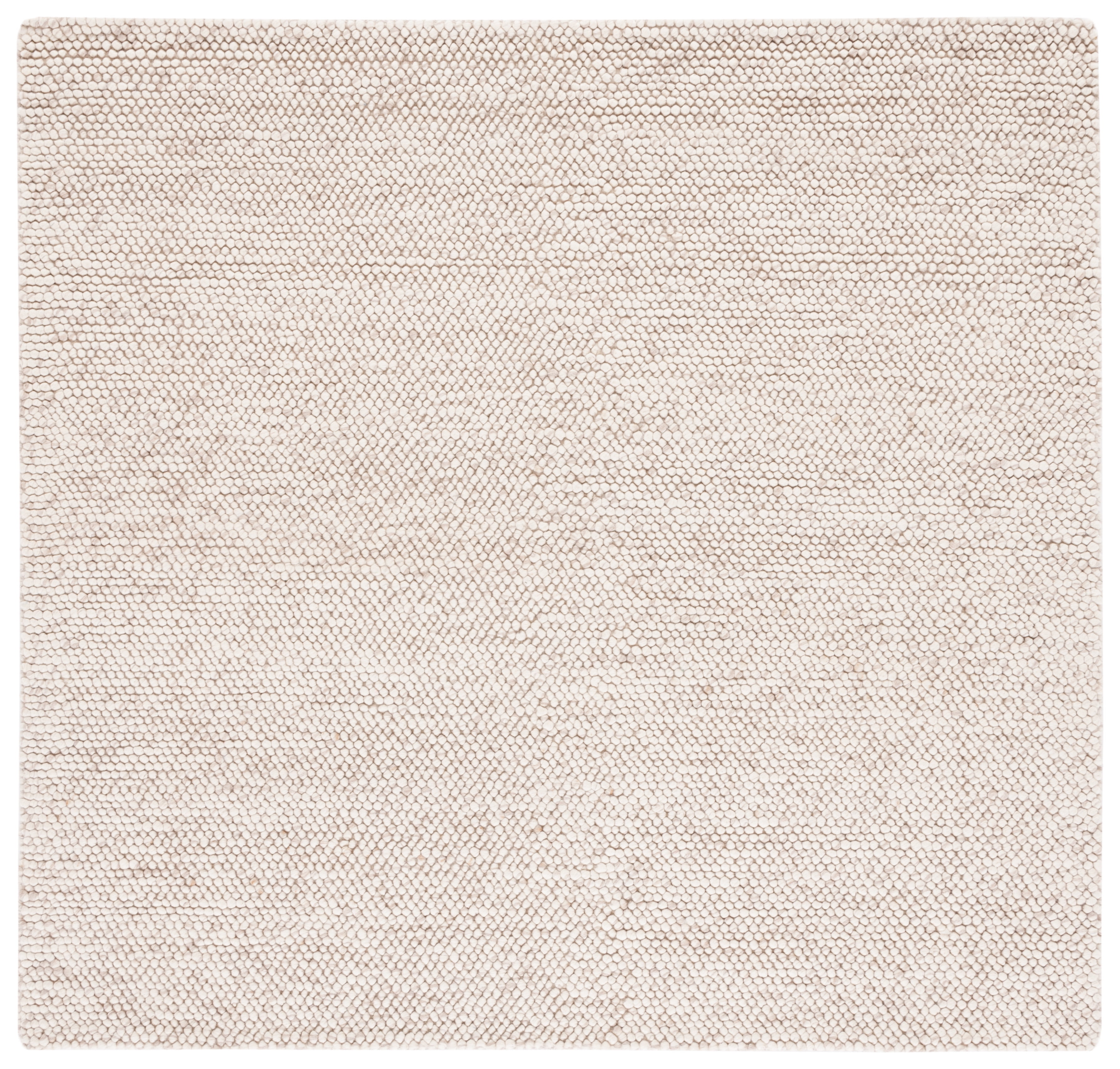 SAFAVIEH Natura Willoughby Distressed Area Rug, Beige/Ivory, 4' x 4' Square
