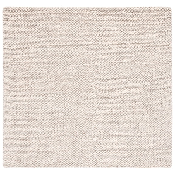SAFAVIEH Natura Willoughby Distressed Area Rug, Beige/Ivory, 8' x 8' Square