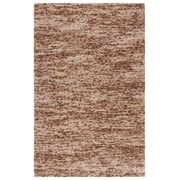 SAFAVIEH Natura Willoughby Distressed Area Rug, Rust/Brown, 4' x 6'