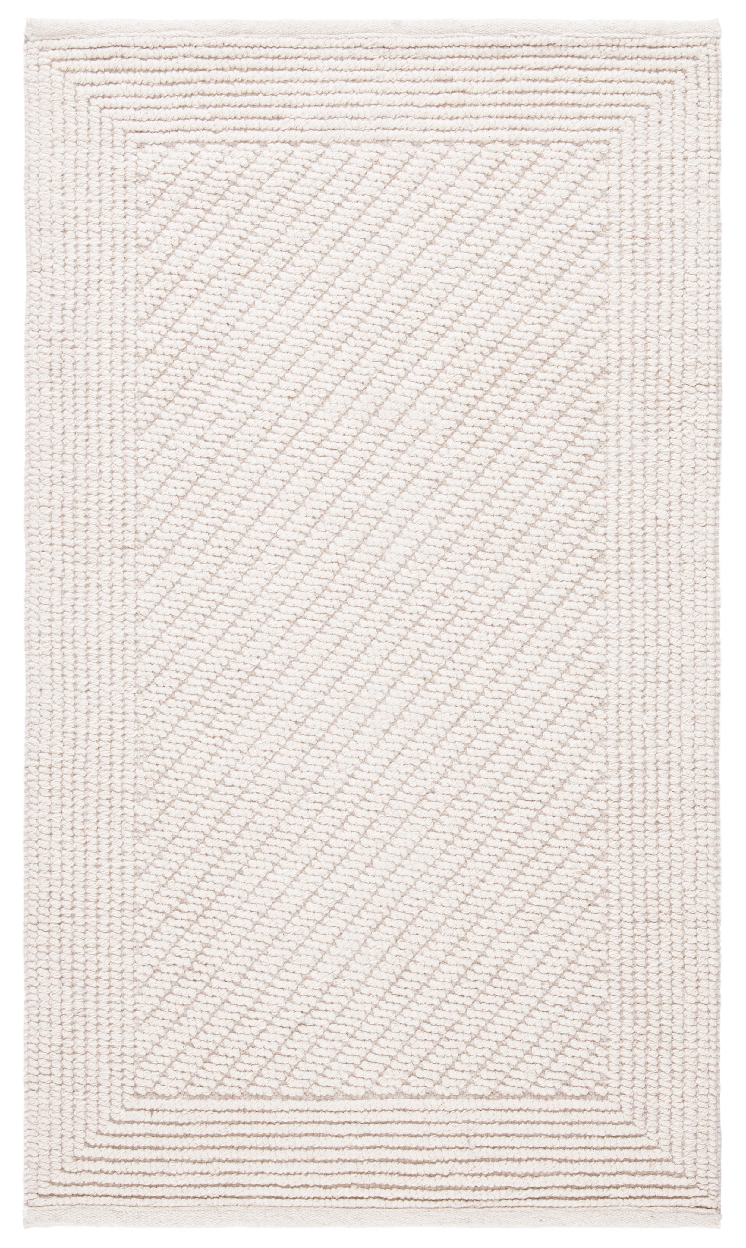SAFAVIEH Natura Xanthia Solid Area Rug, Ivory, 4' x 6'