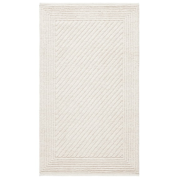 SAFAVIEH Natura Xanthia Solid Area Rug, Ivory, 4' x 6'