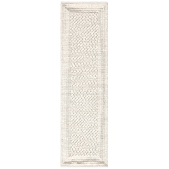 SAFAVIEH Natura Xanthia Solid Runner Rug, Ivory, 2'3" x 10'