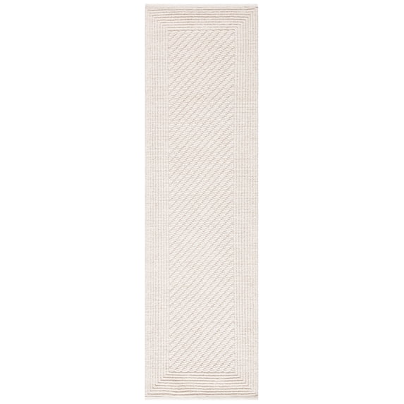 SAFAVIEH Natura Xanthia Solid Runner Rug, Ivory, 2'3" x 20'
