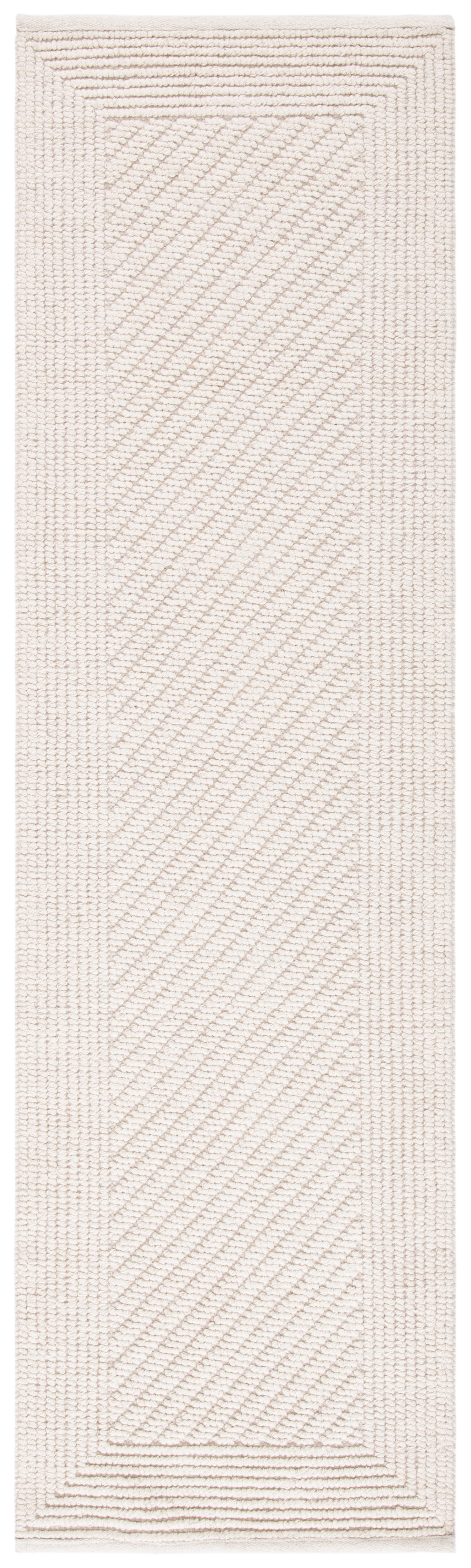 SAFAVIEH Natura Xanthia Solid Runner Rug, Ivory, 2'3" x 6'