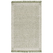SAFAVIEH Natura Zelma Solid Area Rug, Green/Ivory, 8' x 10'