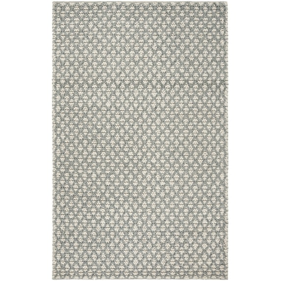 SAFAVIEH Natura Zharko Geometric Braided Area Rug, Grey/Beige, 6' x 6' Square