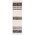 thumbnail image 1 of SAFAVIEH Natura Zyana Geometric Striped Runner Rug, Black/Ivory, 2'3" x 8', 1 of 8