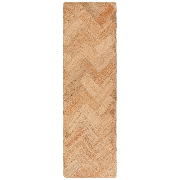 SAFAVIEH Natural Fiber Abbott Geometric Runner Rug, Natural, 2'3" x 8'