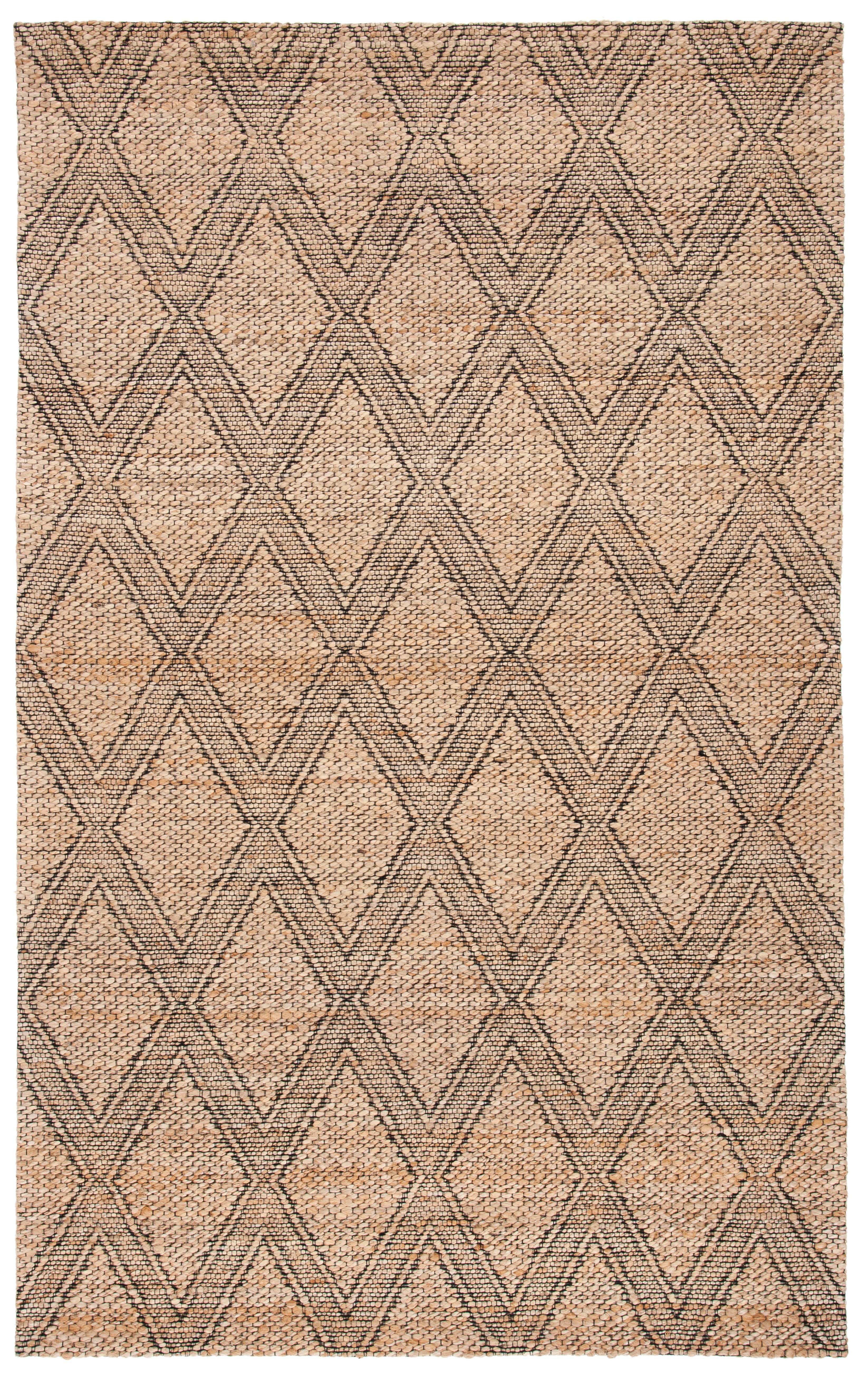Handmade Multicolor Geometric Wool 5' x 8' Area Rug