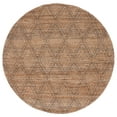 thumbnail image 1 of SAFAVIEH Natural Fiber Adams Geometric Area Rug, Natural/Black, 6' x 6' Round, 1 of 8
