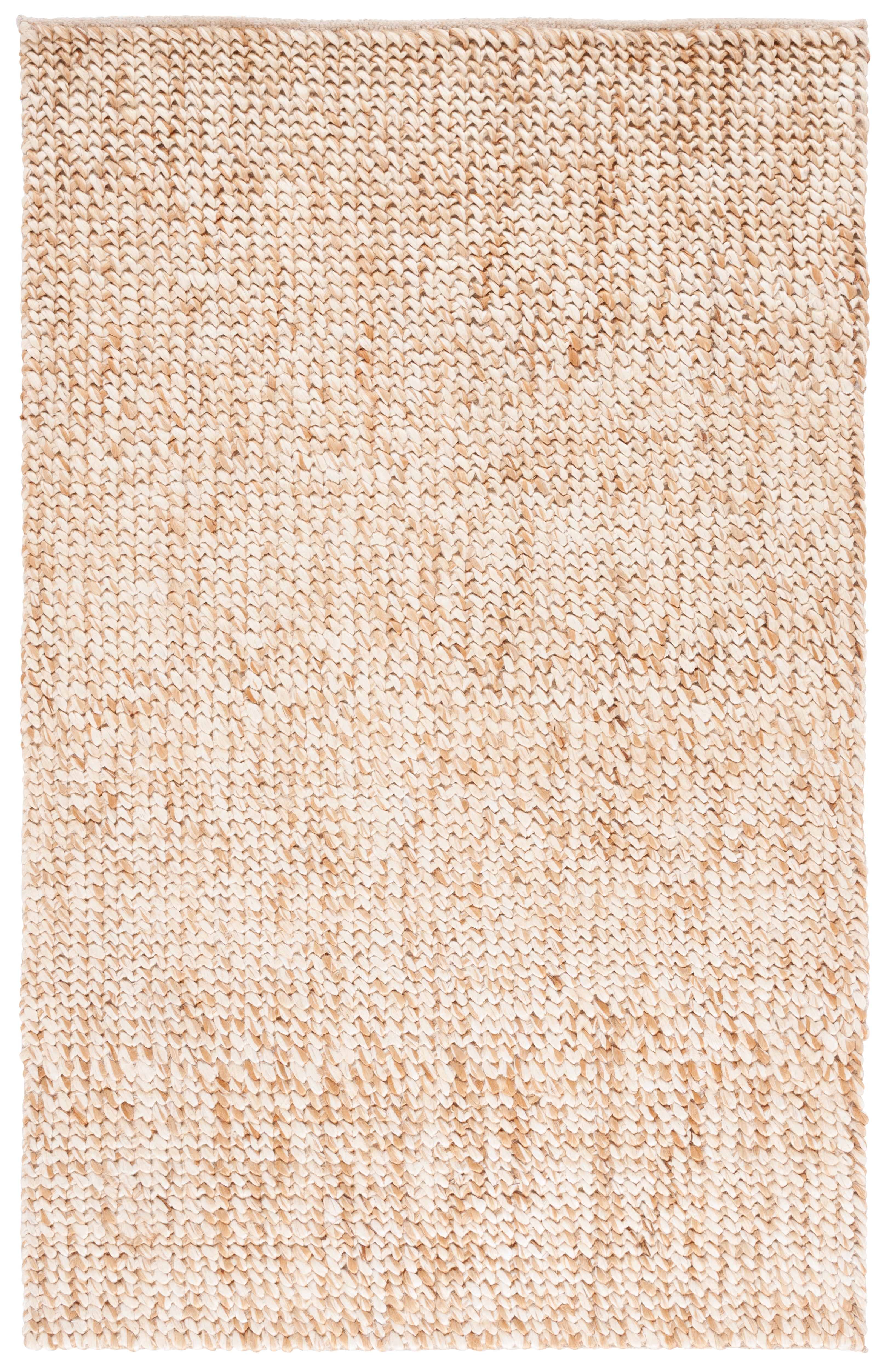 SAFAVIEH Natural Fiber Alayna Solid Area Rug, Natural/Bleach, 3' x 5'