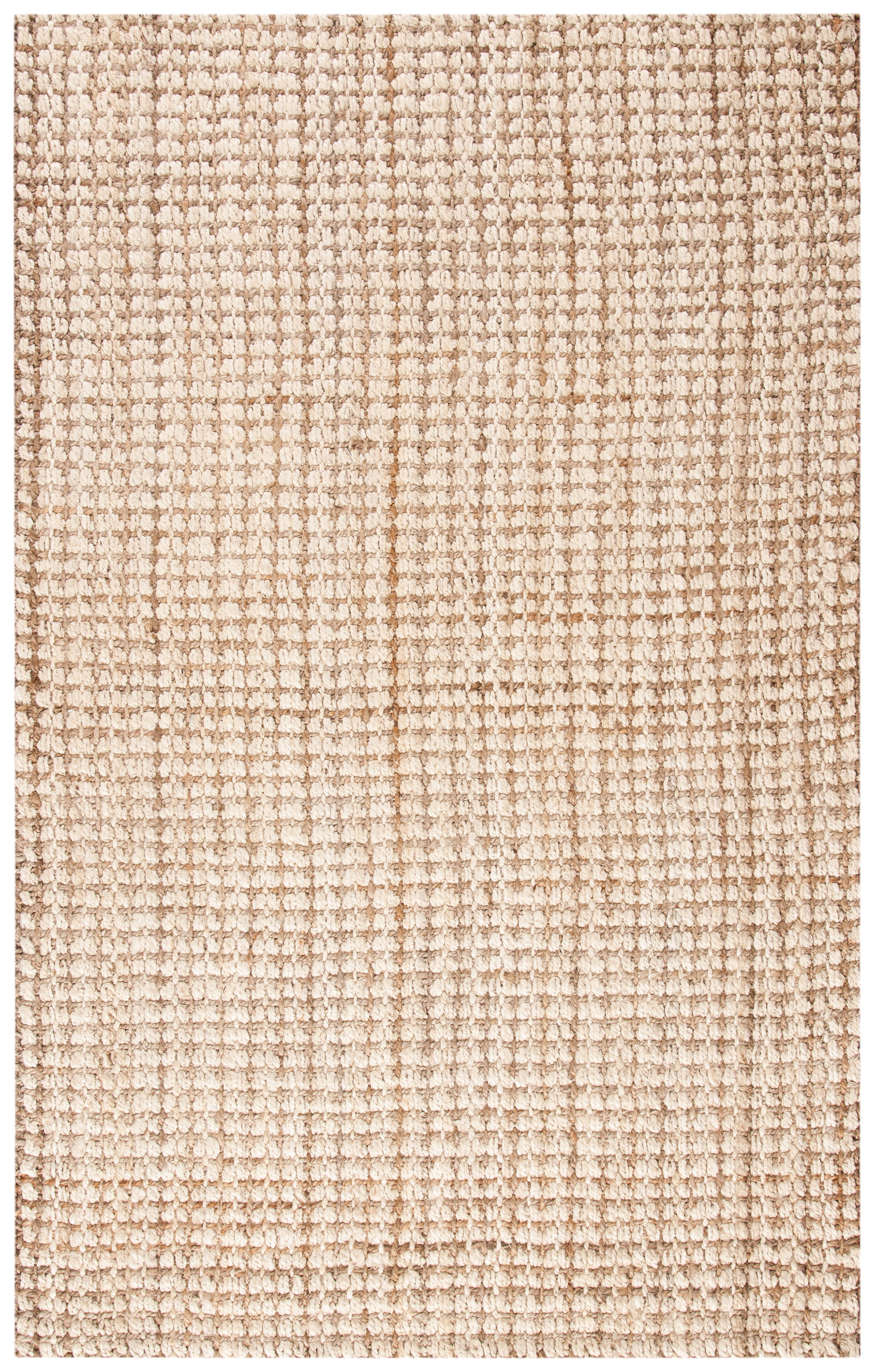 SAFAVIEH Natural Fiber Aletha Solid Area Rug, Ivory/Natural, 10' x 14'