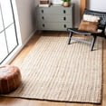 thumbnail image 1 of SAFAVIEH Natural Fiber Aletha Solid Jute Area Rug, Ivory/Light Brown, 9' x 12', 1 of 9