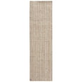 thumbnail image 1 of SAFAVIEH Natural Fiber Aletha Solid Runner Rug, Ivory/Light Brown, 2'3" x 12', 1 of 7