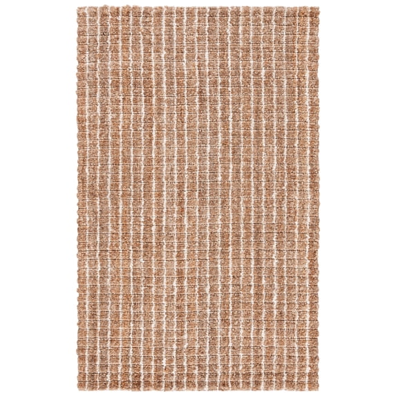SAFAVIEH Natural Fiber Amina Striped Area Rug, Natural/Bleach, 3' x 5'