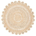 thumbnail image 1 of SAFAVIEH Natural Fiber Amyas Geometric Area Rug, Natural, 8' x 8' Round, 1 of 8