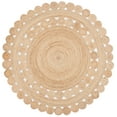 thumbnail image 1 of SAFAVIEH Natural Fiber Angelina Geometric Area Rug, Natural, 11' x 11' Round, 1 of 8