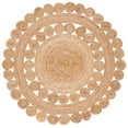 thumbnail image 1 of SAFAVIEH Natural Fiber Angelina Geometric Area Rug, Natural, 5' x 5' Round, 1 of 8