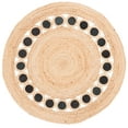 thumbnail image 1 of SAFAVIEH Natural Fiber Annandale Geometric Area Rug, Beige/Black, 4' x 4' Round, 1 of 4