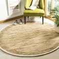 thumbnail image 1 of SAFAVIEH Natural Fiber Antoine Braided Jute Area Rug, Natural/Cream, 8' x 8' Round, 1 of 6