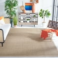 thumbnail image 1 of SAFAVIEH Natural Fiber Arbor Bordered Area Rug, Natural/Beige, 10' x 10' Square - Large - Coastal Design, Natural & Beige, Seagrass, Ideal for Entryway, Kitchen, Living Room, Office, 1 of 15