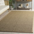 thumbnail image 1 of SAFAVIEH Natural Fiber Arbor Bordered Area Rug, Natural/Beige, 5' x 7' - Coastal Design, Natural & Beige, Seagrass, Ideal for Entryway, Kitchen, Living Room, Office, 1 of 14