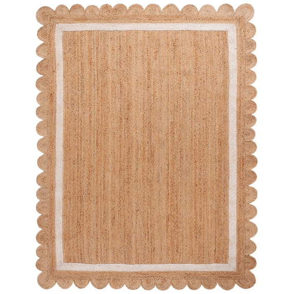 SAFAVIEH Natural Fiber Archibald Bordered Area Rug, Natural/Ivory, 10' x 14'