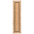 thumbnail image 1 of SAFAVIEH Natural Fiber Archibald Bordered Runner Rug, Natural/Olive, 2'3" x 9', 1 of 6