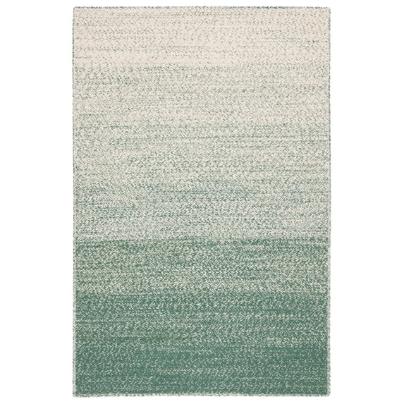 SAFAVIEH Natural Fiber Arda Gradient Area Rug, Natural/Green, 4' x 6'
