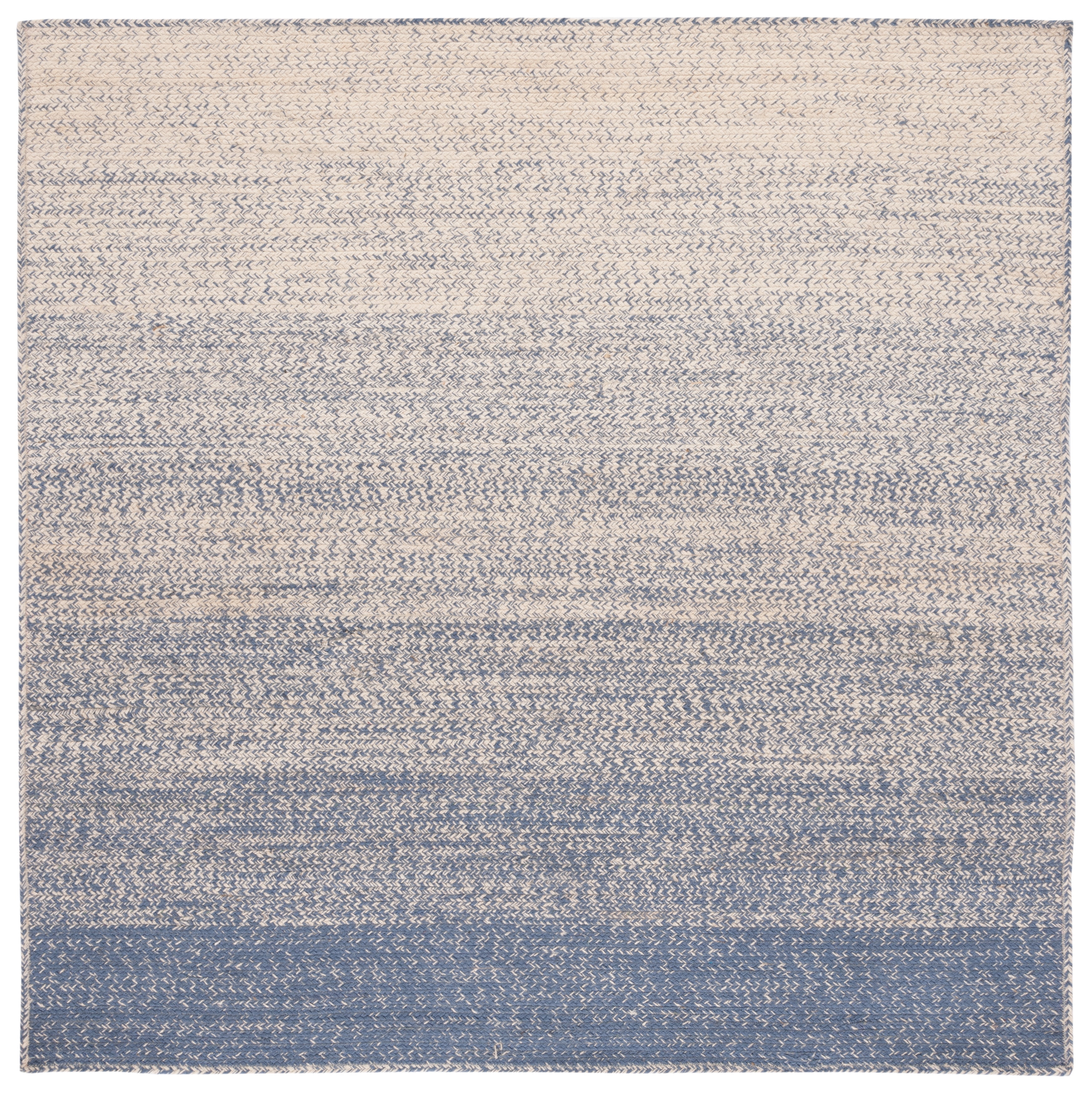 SAFAVIEH Natural Fiber Arda Gradient Area Rug, Natural/Grey, 6' x 6 ...