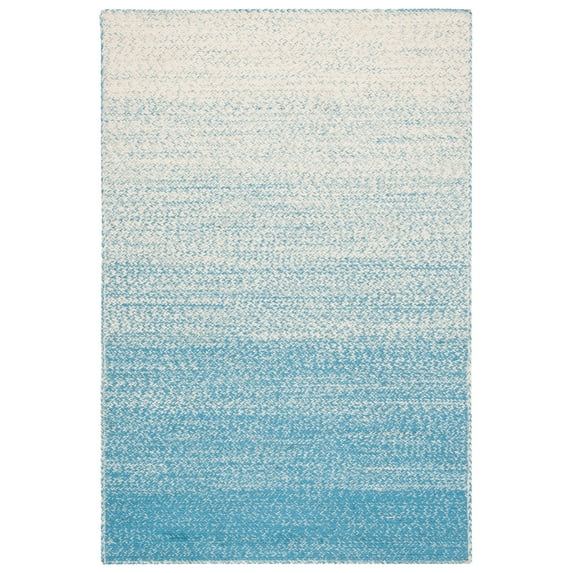 SAFAVIEH Natural Fiber Arda Gradient Area Rug, Natural/Light Blue, 3' x 5'